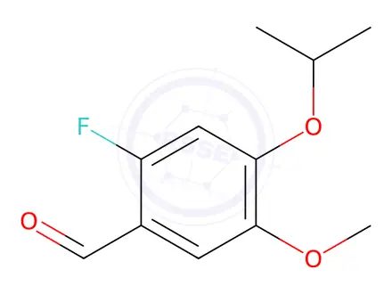 Chemical structure of 2-Fluoro-4-isopropoxy-5-methoxybenzaldehyde