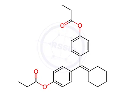 Chemical structure of Cyclofenil Impurity 1