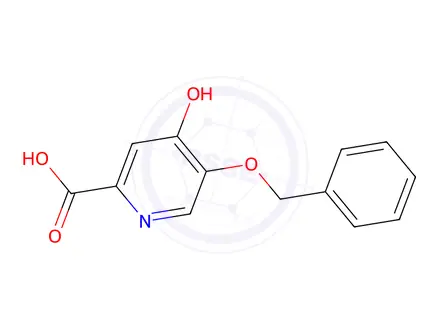 Chemical structure of 5-(Benzyloxy)-4-oxo-1,4-dihydropyridine-2-carboxylic Acid