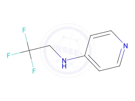 Chemical structure of N-(2,2,2-trifluoroethyl)pyridin-4-amine