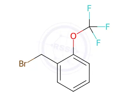 Chemical structure of 1-(bromomethyl)-2-(trifluoromethoxy)benzene