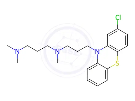 Chemical structure of Chlorpromazine Impurity 53