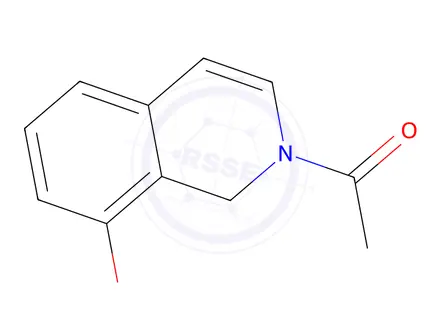 Chemical structure of 2-Acetyl-3-dehydro-8-isoquinolinol