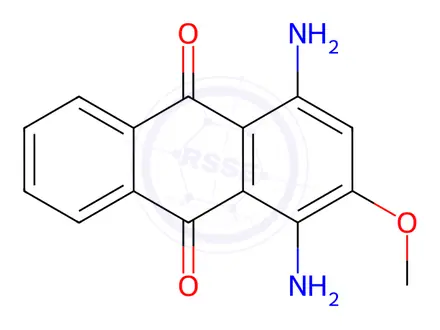 Chemical structure of Disperse Red 11