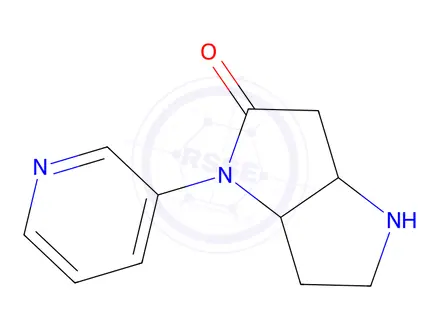 Chemical structure of 1-(Pyridin-3-yl)hexahydropyrrolo[3,2-b]pyrrol-2(1H)-one