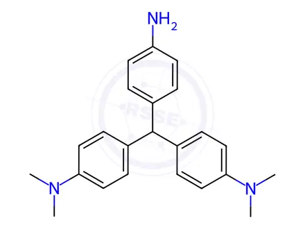 Chemical structure of Gentian Violet Impurity 2