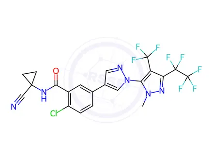 Chemical structure of Tigolaner