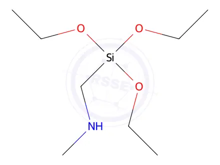 Chemical structure of N-Methyl-1-(triethoxysilyl)methanamine