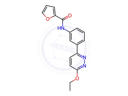 Chemical structure of N-(3-(6-Ethoxypyridazin-3-yl)phenyl)furan-2-carboxamide