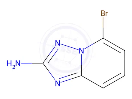Chemical structure of 5-Bromo-[1,2,4]triazolo[1,5-a]pyridin-2-amine