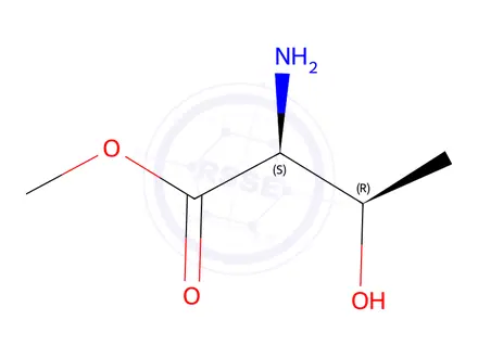 Chemical structure of (2S,3R)-Methyl 2-amino-3-hydroxybutanoate