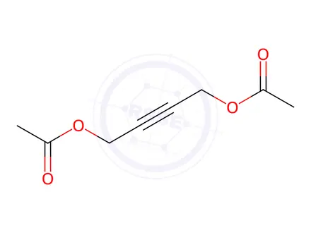 Chemical structure of 2-BUTYNE-1,4-DIOL DIACETATE