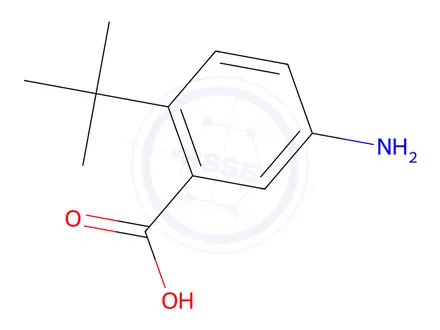 Chemical structure of 5-Amino-2-(tert-butyl)benzoic acid