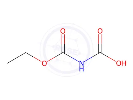 Chemical structure of ethyl hydrogen iminodicarbonate