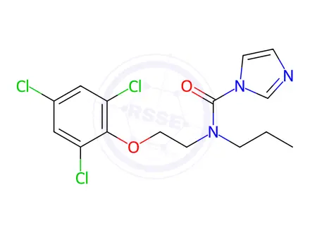 Chemical structure of Prochloraz