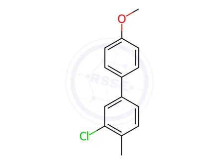 Chemical structure of 2-Chloro-4-(4-methoxyphenyl)toluene
