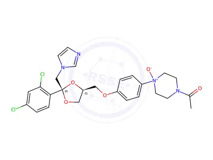 Chemical structure of Ketoconazole N-Oxide