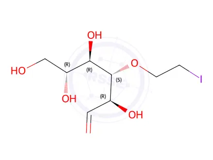 Chemical structure of 3-O-(2-iodoethyl)glucose