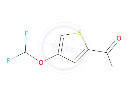 Chemical structure of 4-(Difluoromethoxy)thiophene-2-carboxylic acid