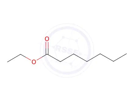 Chemical structure of Heptanoic Acid Ethyl Ester