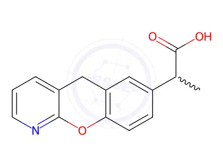 Chemical structure of Pranoprofen
