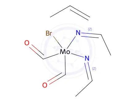 Chemical structure of Bis(acetonitrile)broModicarbonyl(eta3-2-propen-1-yl)-MolybdenuM AldrichCPR