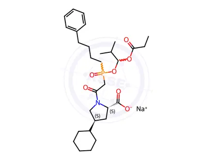 Chemical structure of Fosinopril Sodium