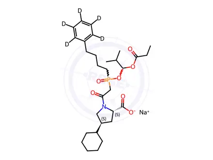 Chemical structure of Fosinopril Impurity 24