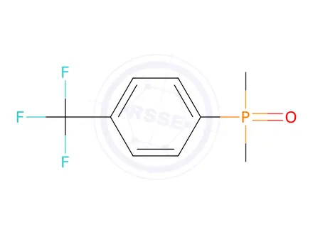 Chemical structure of Dimethyl(4-(trifluoromethyl)phenyl)phosphine oxide