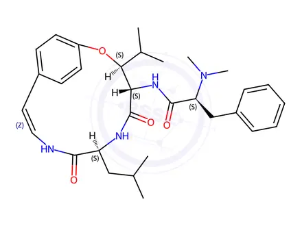 Chemical structure of Frangufoline