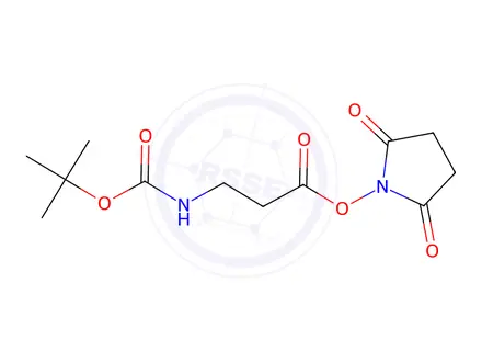 Chemical structure of Boc-β-Ala-OSu