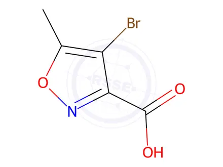 Chemical structure of 4-bromo-5-methylisoxazole-3-carboxylic Acid