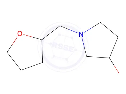 Chemical structure of 1-[(oxolan-2-yl)methyl]pyrrolidin-3-ol