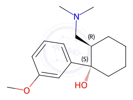 Chemical structure of (1R,2R)-2-[(Dimethylamino)methyl]-1-(3-methoxyphenyl)cyclohexanol