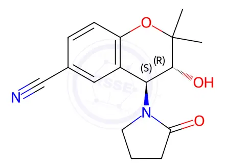 Chemical structure of Levcromakalim Impurity 2