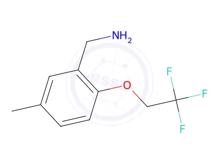 Chemical structure of 5-Methyl-2-(2,2,2-trifluoroethoxy)-benzylamine