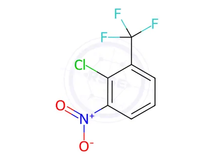 Chemical structure of 2-Chloro-1-nitro-3-(trifluoromethyl)benzene