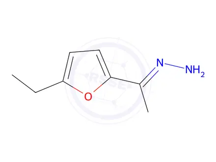 Chemical structure of (1-(5-Ethylfuran-2-yl)ethylidene)hydrazine