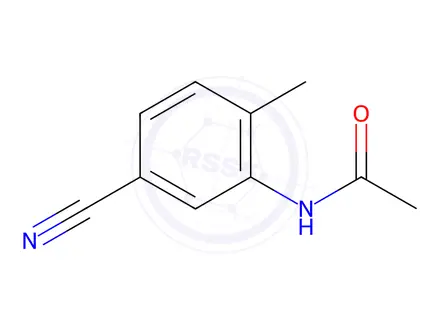 Chemical structure of N-(5-Cyano-2-methylphenyl)acetamide