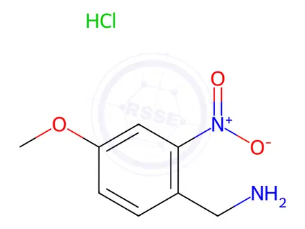 Chemical structure of 4-Methoxy-2-nitro-benzylamine Hydrochloride