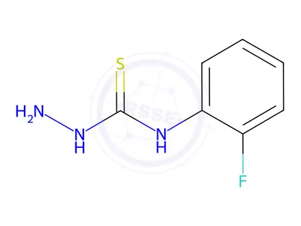 Chemical structure of 4-(2-Fluorophenyl)-3-thiosemicarbazide