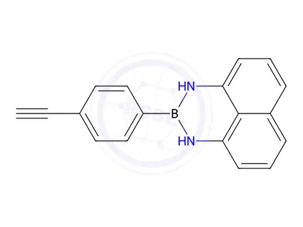 Chemical structure of 2-(4-Ethynylphenyl)-2,3-dihydro-1H-naphtho-[1,8-de][1,3,2]diazaborinine