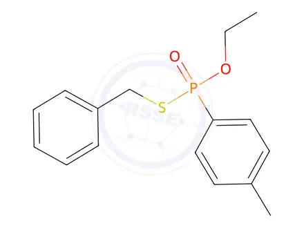 Chemical structure of 1-(benzylsulfanyl-ethoxy-phosphoryl)-4-methyl-benzene