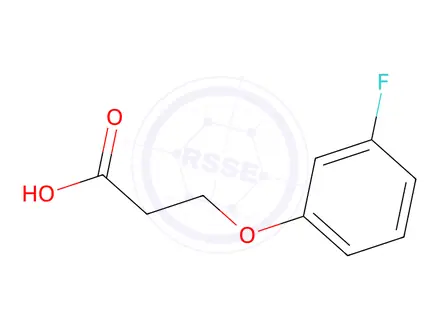 Chemical structure of 3-(3-FLUORO-PHENOXY)-PROPIONIC ACID