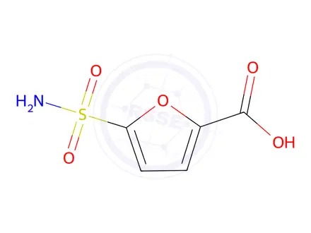 Chemical structure of 5-sulfamoylfuran-2-carboxylic Acid