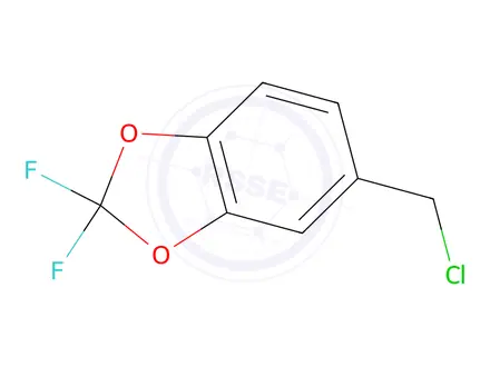 Chemical structure of 5-(chloromethyl)-2,2-difluoro-1,3-benzodioxole