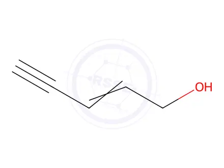 Chemical structure of 2-Penten-4-yn-1-ol
