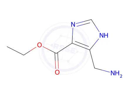 Chemical structure of 5-Aminomethyl-3H-Imidazole-4-carboxylic Acid Ethyl Ester