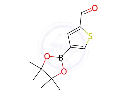 Chemical structure of 2-Formylthiophene-4-boronic acid pinacol ester