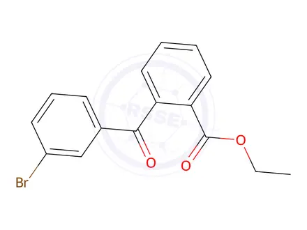 Chemical structure of 3-Bromo-2'-carboethoxybenzophenone